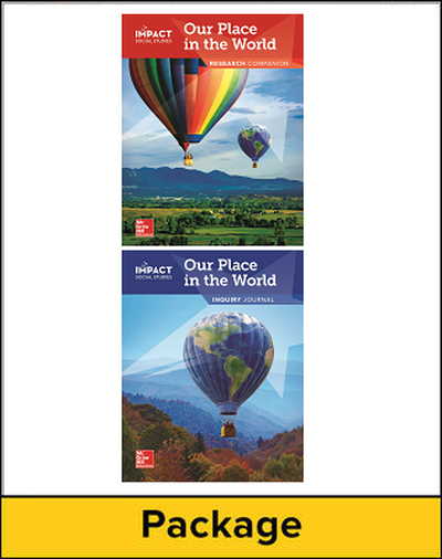 IMPACT Social Studies, Our Place in the World, Grade 1, Inquiry Journal and Research Companion