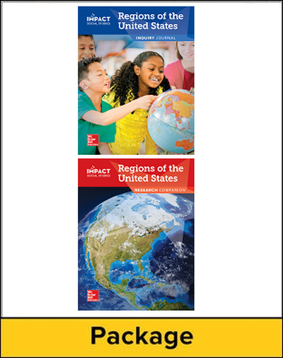 IMPACT Social Studies, Regions of the United States, Grade 4, Inquiry Journal and Research Companion