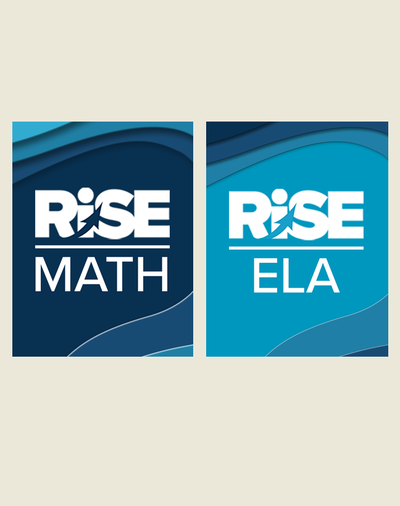 Rise Math and ELA, Grades K - 8, Classroom Digital Bundle (5 students, 1 teacher), 1 Year Subscription