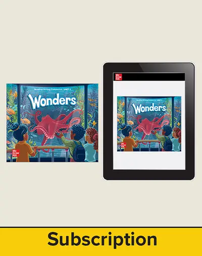 Wonders Grade K Valued Customer Student Bundle with 1 Year Subscription