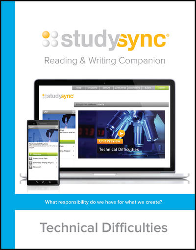 StudySync Grade 10, Reading and Writing Companion Unit 3