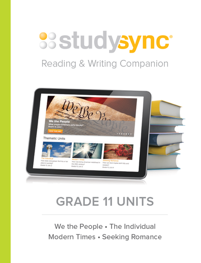 StudySync Grade 11, Reading and Writing Companion Units 1-4