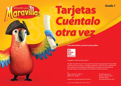 Lectura Maravillas, Grade 1, Retelling Cards Lectura Maravillas, Grade 1, Retelling Cards