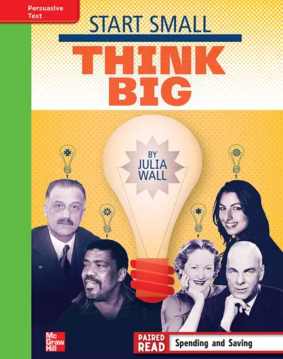 Reading Wonders, Grade 4, Leveled Reader Start Small, Think Big, Beyond Unit 1 6-Pack