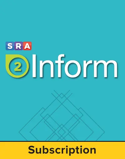 SRA 2Inform Teacher Subscription, 1-Year SRA 2Inform Teacher Subscription, 1-Year