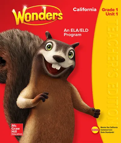 CA Teacher's Edition Grade 1 Vol. 1 CA Teacher's Edition Grade 1 Vol. 1