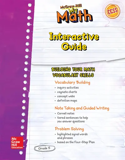 MH My Math ELD SE Grade 5 MH My Math ELD SE Grade 5