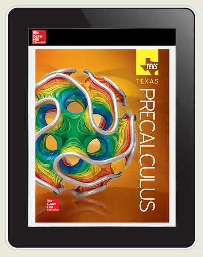 Texas Precalculus eStudent Edition 8 year subscription Texas Precalculus eStudent Edition 8 year subscription