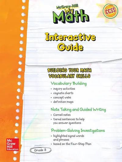 MH My Math ELD SE Grade 3 MH My Math ELD SE Grade 3
