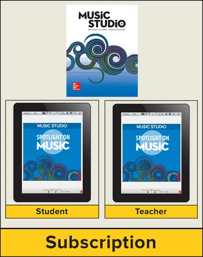 Spotlight on Music, Digital School Bundle, 1-year Subscription, Grade 6 Spotlight on Music, Digital School Bundle, 1-year Subscription, Grade 6