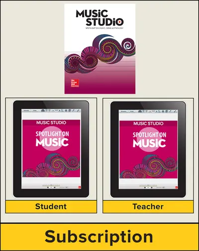 Spotlight on Music, Digital School Bundle, 1-year Subscription, Grade 7 Spotlight on Music, Digital School Bundle, 1-year Subscription, Grade 7