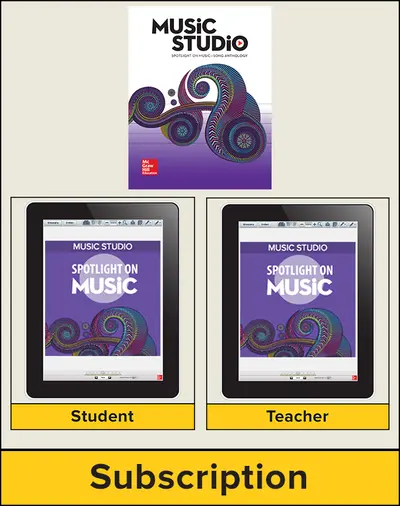 Spotlight on Music, Digital School Bundle, 1-year Subscription, Grade 8 Spotlight on Music, Digital School Bundle, 1-year Subscription, Grade 8