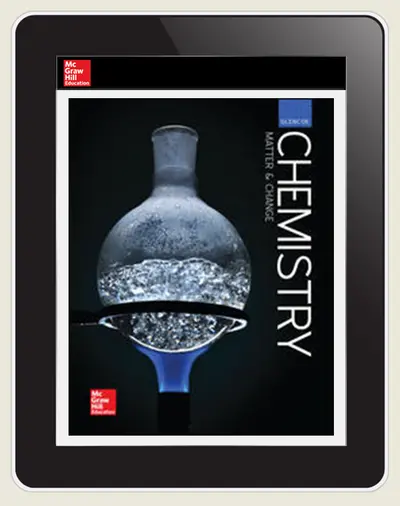 Chemistry Matter & Change, NC eStudent Edition, 1-year subscription Chemistry Matter & Change, NC eStudent Edition, 1-year subscription