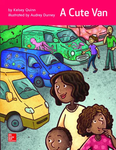 Open Court Reading Grade K Practice Decodable 26, A Cute Van Open Court Reading Grade K Practice Decodable 26, A Cute Van