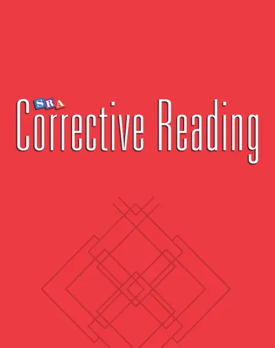 Corrective Reading Comprehension Level B1, Blackline Masters Corrective Reading Comprehension Level B1, Blackline Masters