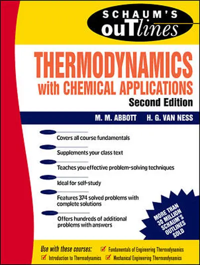 Schaum's Outline of Thermodynamics With Chemical Applications Schaum's Outline of Thermodynamics With Chemical Applications