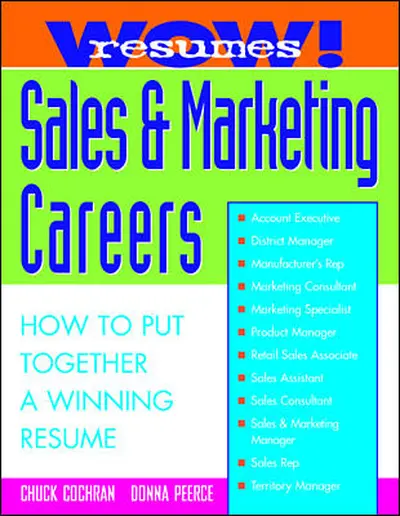 Wow! Resumes for Sales and Marketing Careers Wow! Resumes for Sales and Marketing Careers