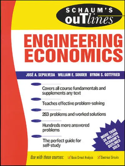 Schaums Outline of Engineering Economics Schaums Outline of Engineering Economics