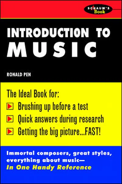 Schaum's Outline of Introduction To Music Schaum's Outline of Introduction To Music