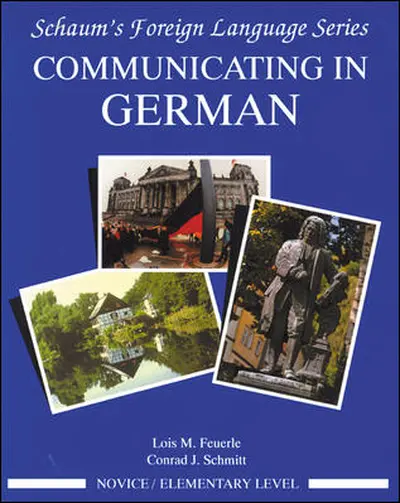 Communicating In German, (Novice Level) Communicating In German, (Novice Level)