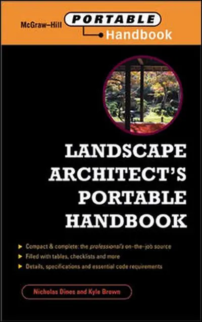 Landscape Architect's Portable Handbook Landscape Architect's Portable Handbook