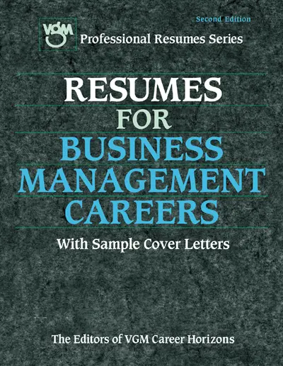 Resumes for Business Management Careers