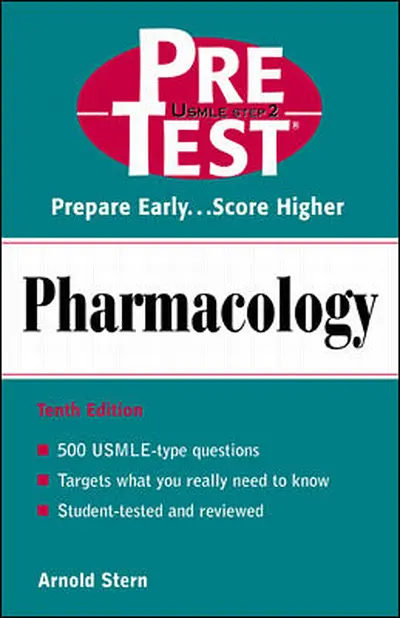 Pharmacology: PreTest Self-Assessment and Review Pharmacology: PreTest Self-Assessment and Review