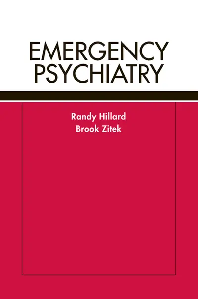 Emergency Psychiatry Emergency Psychiatry