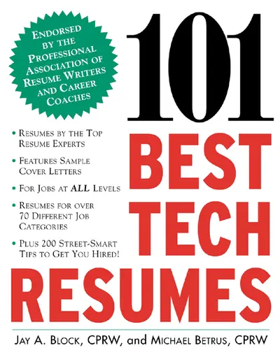 101 Best Tech Resumes 101 Best Tech Resumes