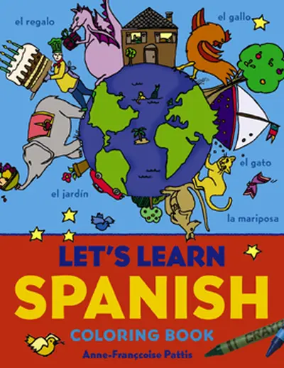 Let's Learn Spanish Coloring Book