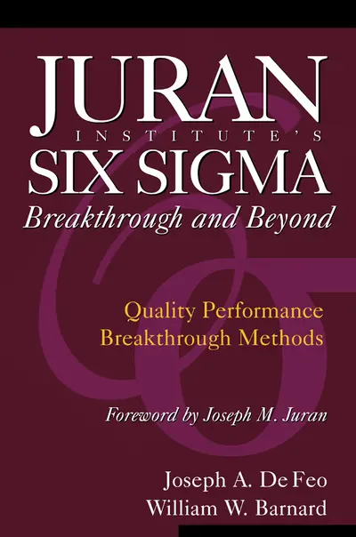 Juran Institute's Six Sigma Breakthrough and Beyond Juran Institute's Six Sigma Breakthrough and Beyond
