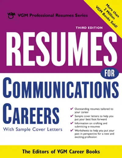 Resumes for Communications Careers Resumes for Communications Careers