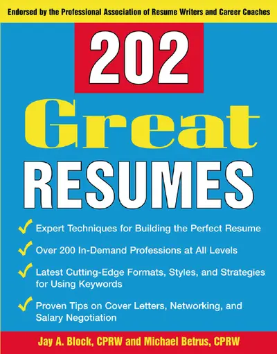 202 Great Resumes 202 Great Resumes