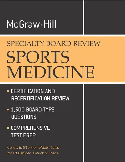 Sports Medicine: McGraw-Hill Examination and Board Review