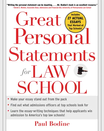 Great Personal Statements for Law School Great Personal Statements for Law School