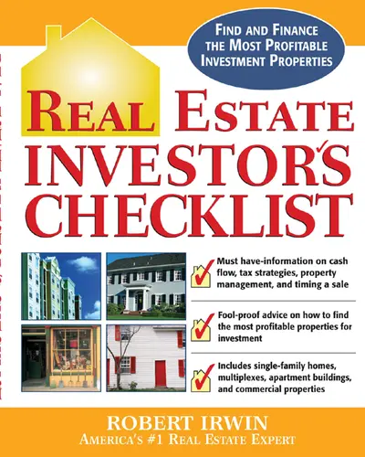 Real Estate Investor's Checklist Real Estate Investor's Checklist