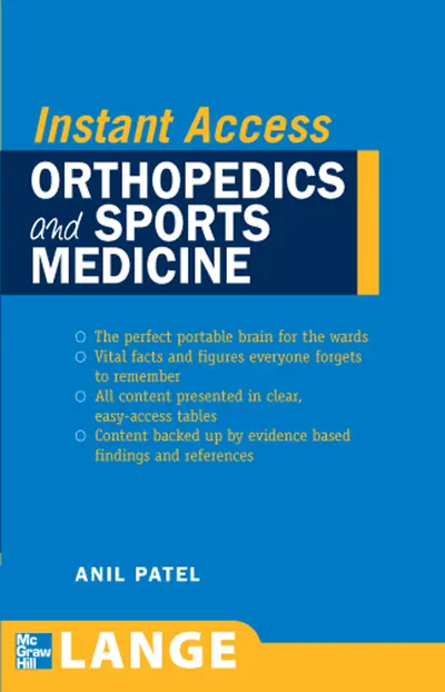 LANGE Instant Access Orthopedics and Sports Medicine LANGE Instant Access Orthopedics and Sports Medicine
