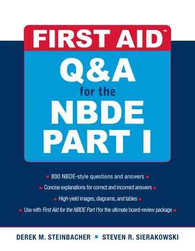 First Aid Q&A for the NBDE Part I First Aid Q&A for the NBDE Part I