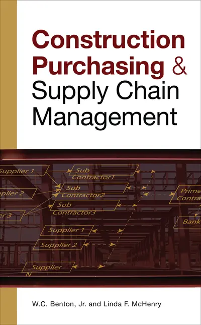 CONSTRUCTION PURCHASING & SUPPLY CHAIN MANAGEMENT CONSTRUCTION PURCHASING & SUPPLY CHAIN MANAGEMENT