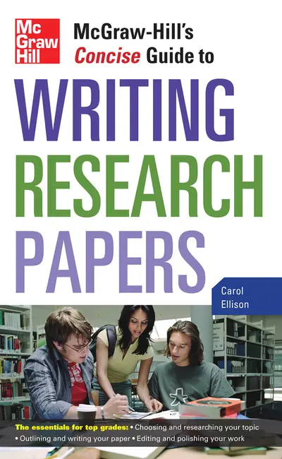 McGraw-Hill's Concise Guide to Writing Research Papers McGraw-Hill's Concise Guide to Writing Research Papers