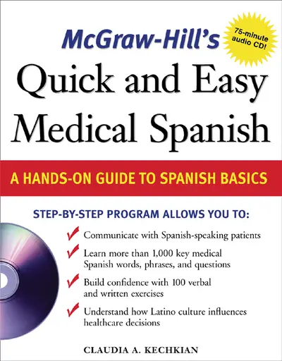 McGraw-Hill's Quick and Easy Medical Spanish w/Audio CD