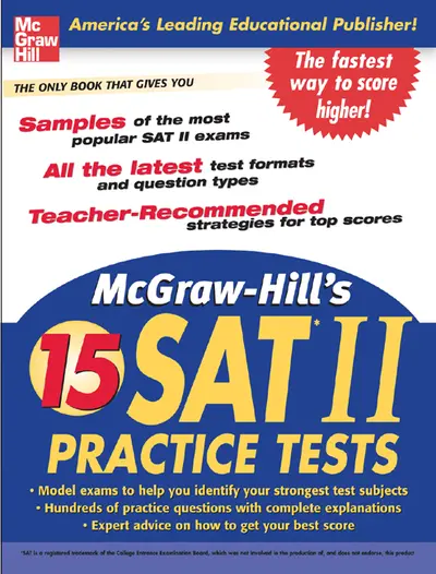 McGraw-Hill's 15 Practice SAT Subject Tests McGraw-Hill's 15 Practice SAT Subject Tests