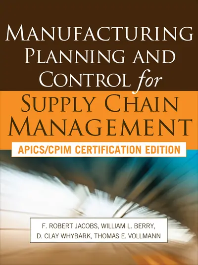 Manufacturing Planning and Control for Supply Chain Management Manufacturing Planning and Control for Supply Chain Management