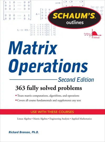 Schaum's Outline of Matrix Operations Schaum's Outline of Matrix Operations