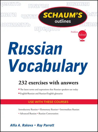 Schaum's Outline of Russian Vocabulary Schaum's Outline of Russian Vocabulary
