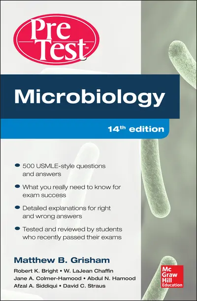 Microbiology PreTest Self-Assessment and Review 14/E Microbiology PreTest Self-Assessment and Review 14/E