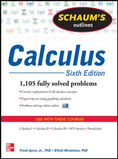 Schaum's Outline of Calculus, 6th Edition Schaum's Outline of Calculus, 6th Edition