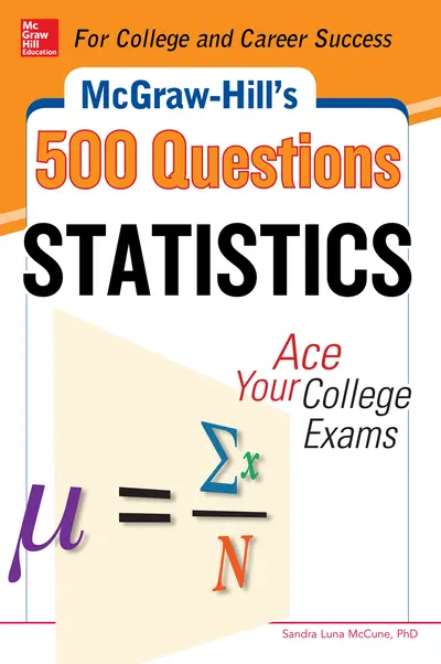McGraw-Hill's 500 Statistics Questions McGraw-Hill's 500 Statistics Questions