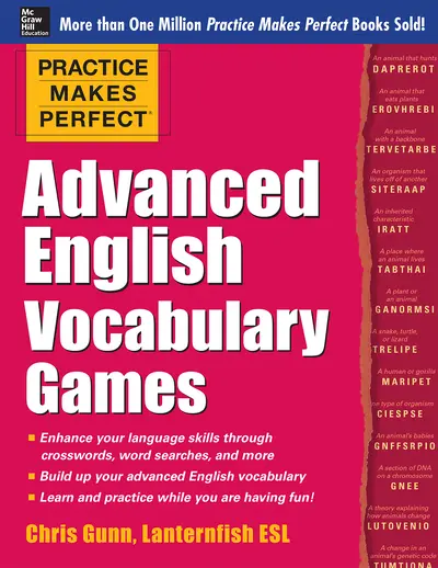 Practice Makes Perfect Advanced English Vocabulary Games Practice Makes Perfect Advanced English Vocabulary Games