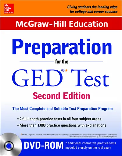 McGraw-Hill Education Preparation for the GED Test with DVD-ROM